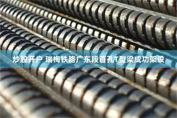 炒股开户 瑞梅铁路广东段首孔T型梁成功架设